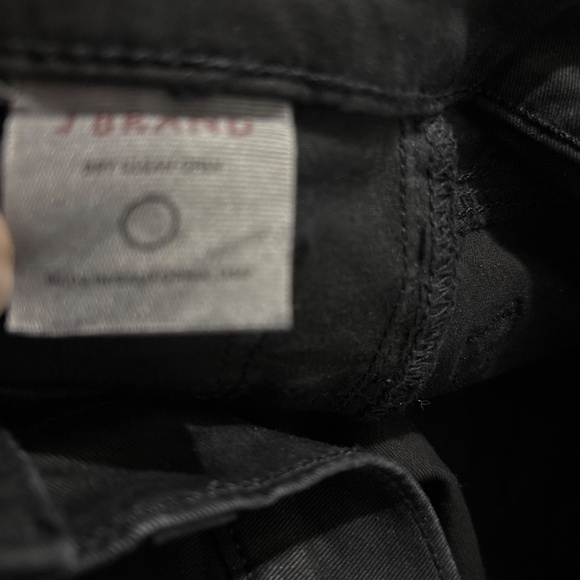 J. Brand jeans women’s size 6 size 27 black wax feel dry clean Flare - Picture 10 of 11